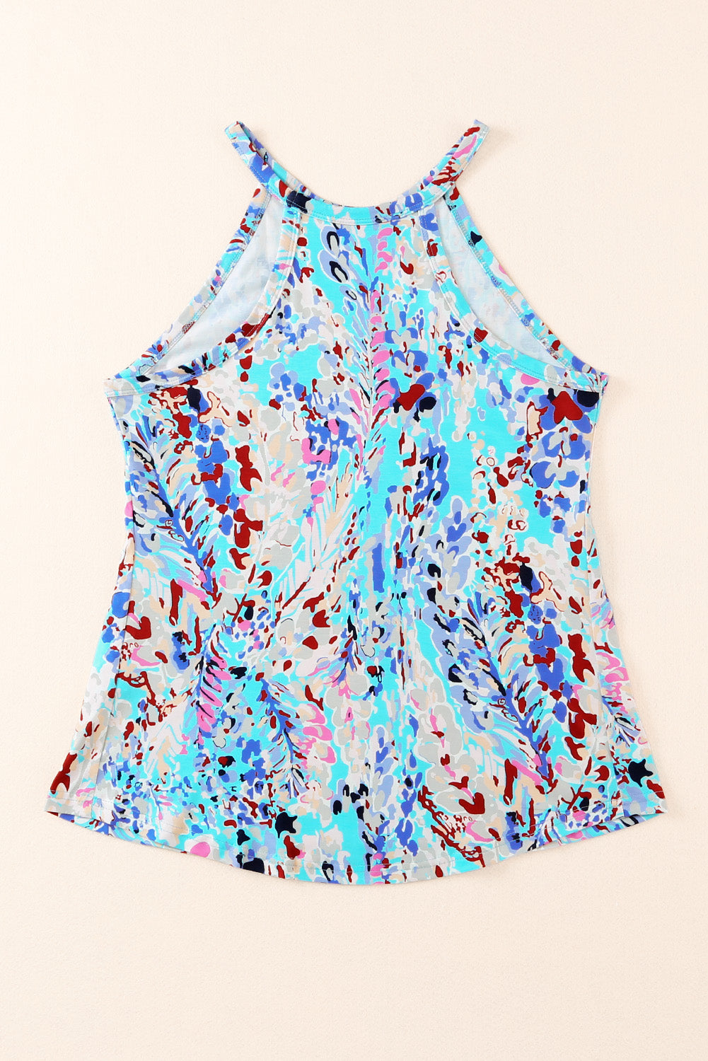 Multicolor Abstract Print Boho Camisole