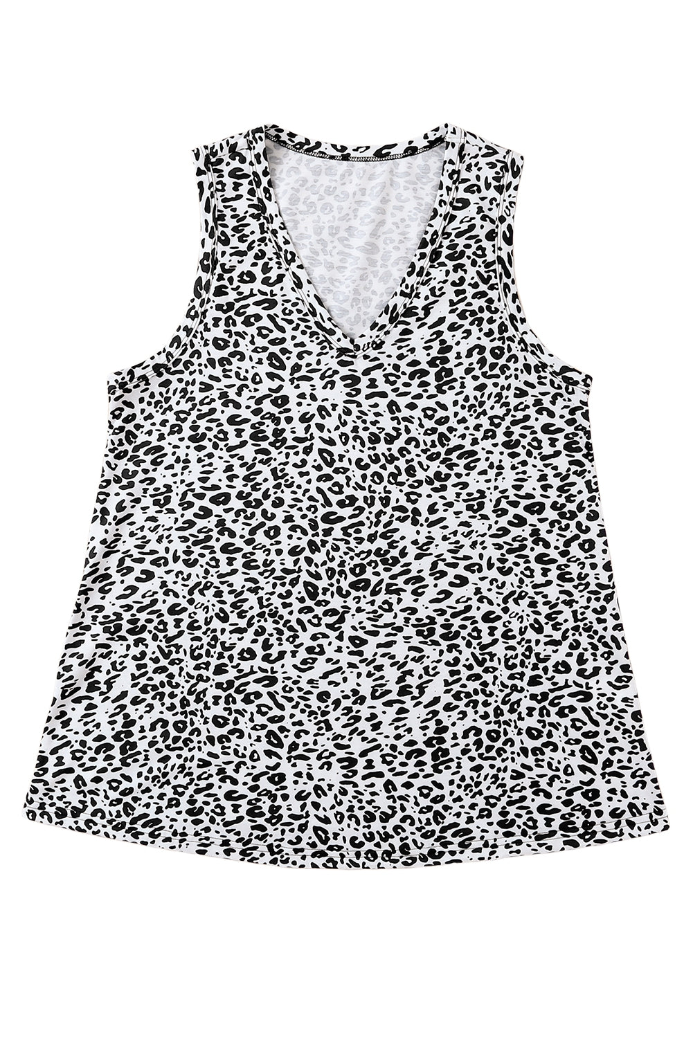 Cheetah V Neck Casual Tank Top for Women*