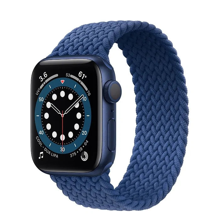 Braided Solo Loop Nylon Band for Apple Watch Series 3-6 & SE