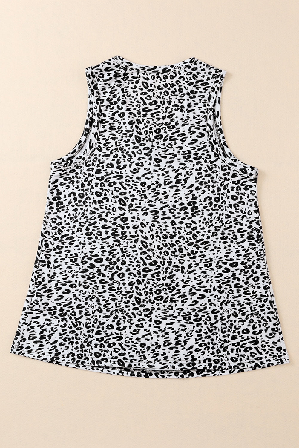 Cheetah V Neck Casual Tank Top for Women*