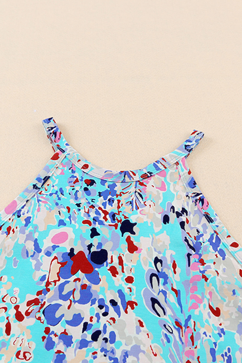 Multicolor Abstract Print Boho Camisole