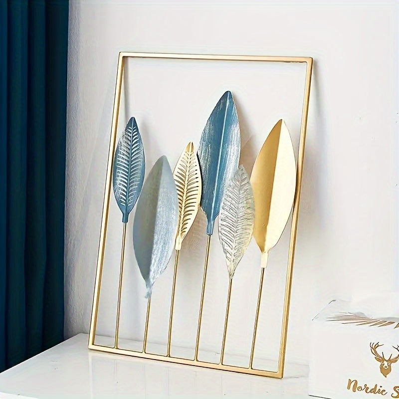 Metal Leaf Wall Decor Wall