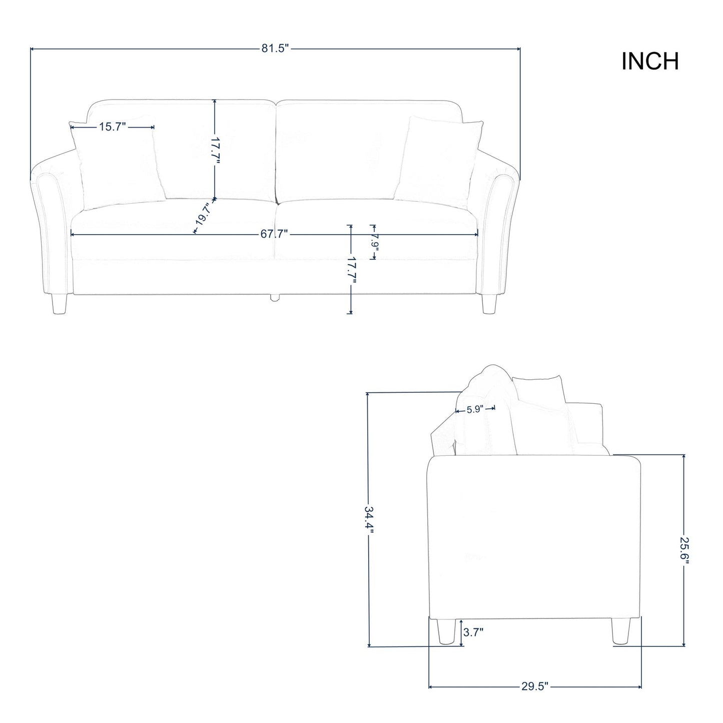 Modern Sofa Couch