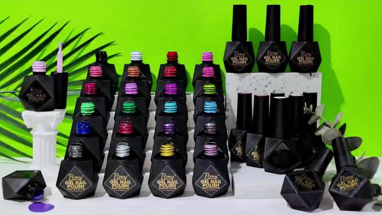 Gel Nail Polish With 20 Colors Gel Nail Polish Kit Glossy, Matte, And Top Coat