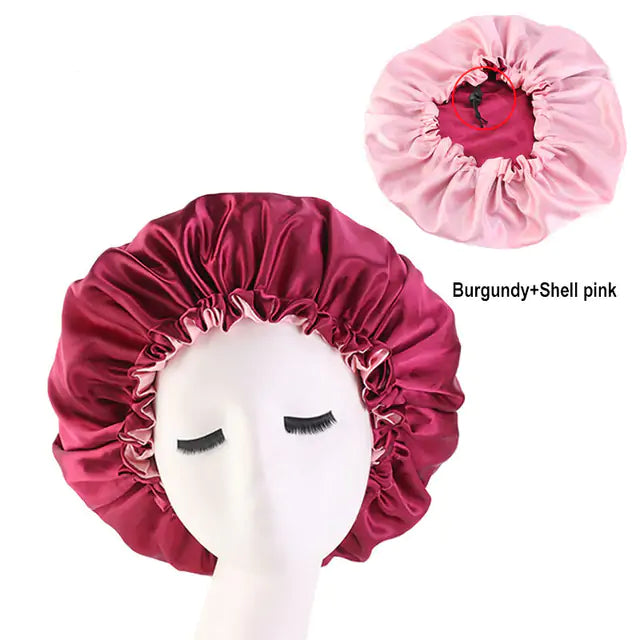 Reversible Satin Hair Bonnet