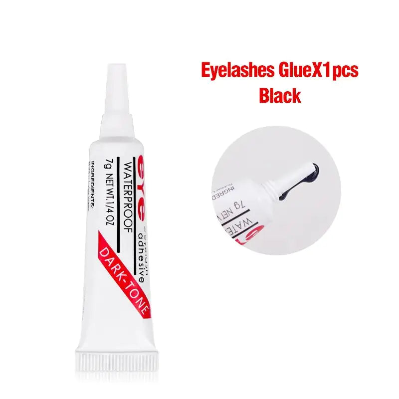 Long-Lasting Quick Dry Eyelash Glue Black & White