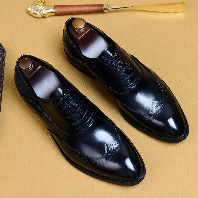 Genuine Leather Oxfords