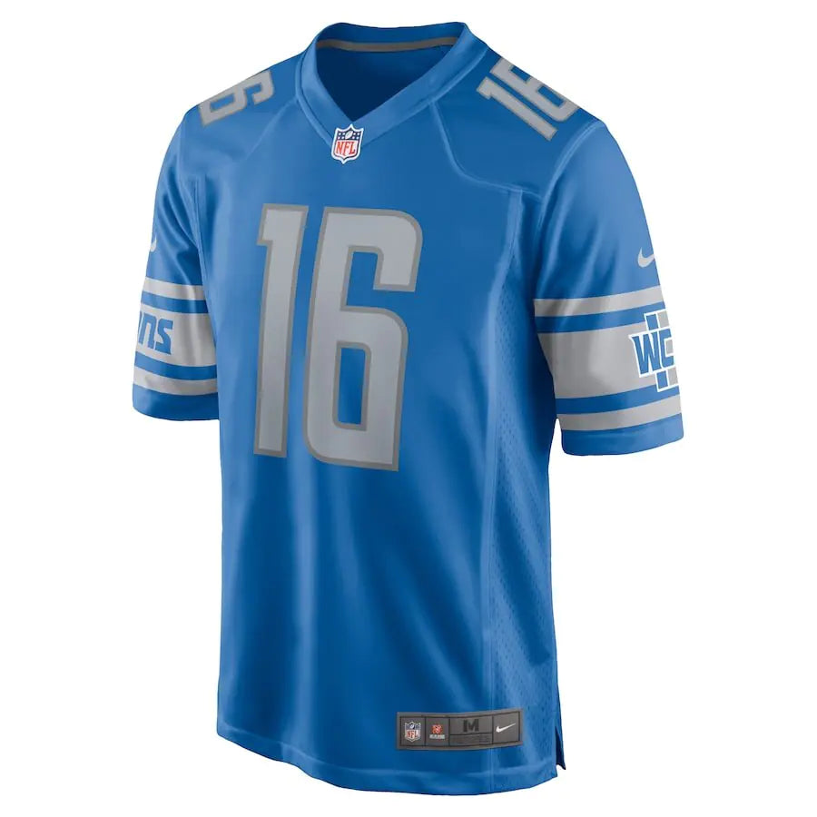 Detroit Lions Jared Goff Blue Jersey