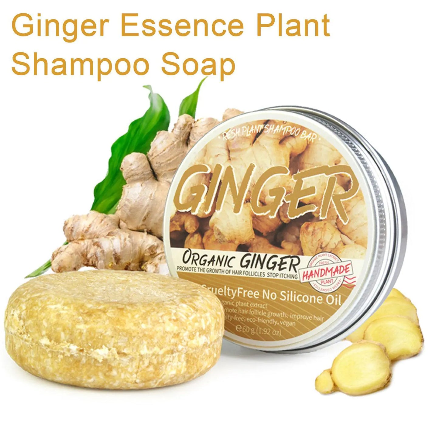 Ginger Polygonum Hair Growth Soap Shampoo