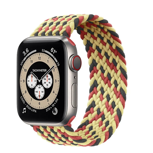 Braided Solo Loop Nylon Band for Apple Watch Series 3-6 & SE