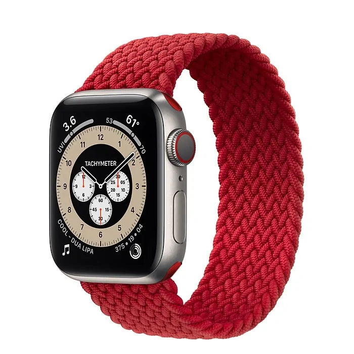 Braided Solo Loop Nylon Band for Apple Watch Series 3-6 & SE