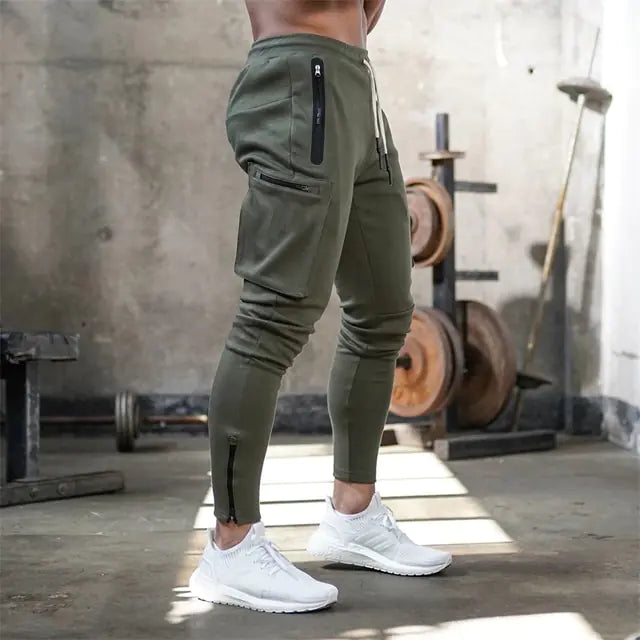 Multi-pocket Sports Pants