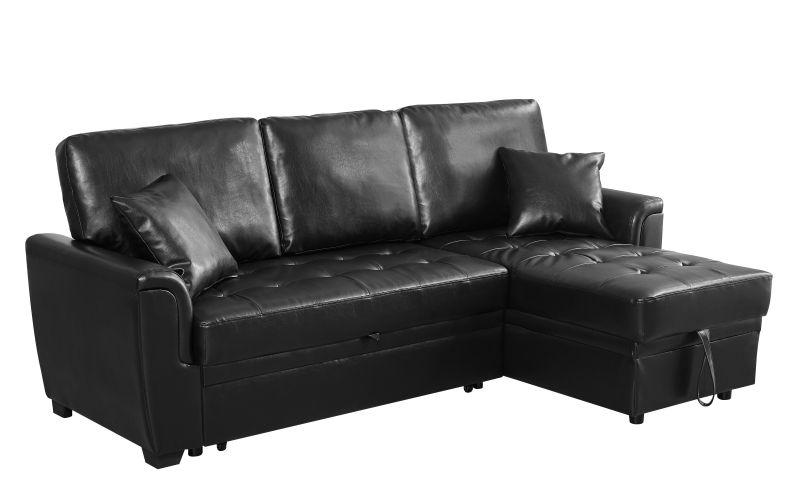 PU Leather Tufted Sofa