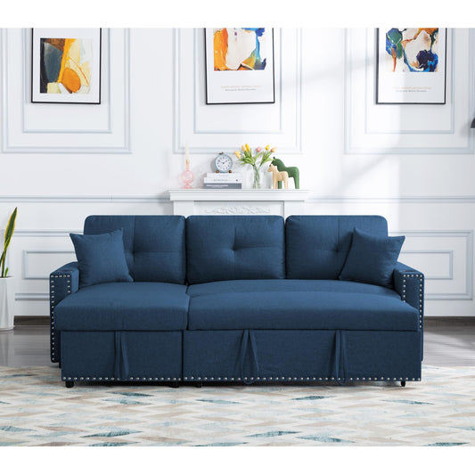 L-Shape Reversible Sectional Sleeper Sofa