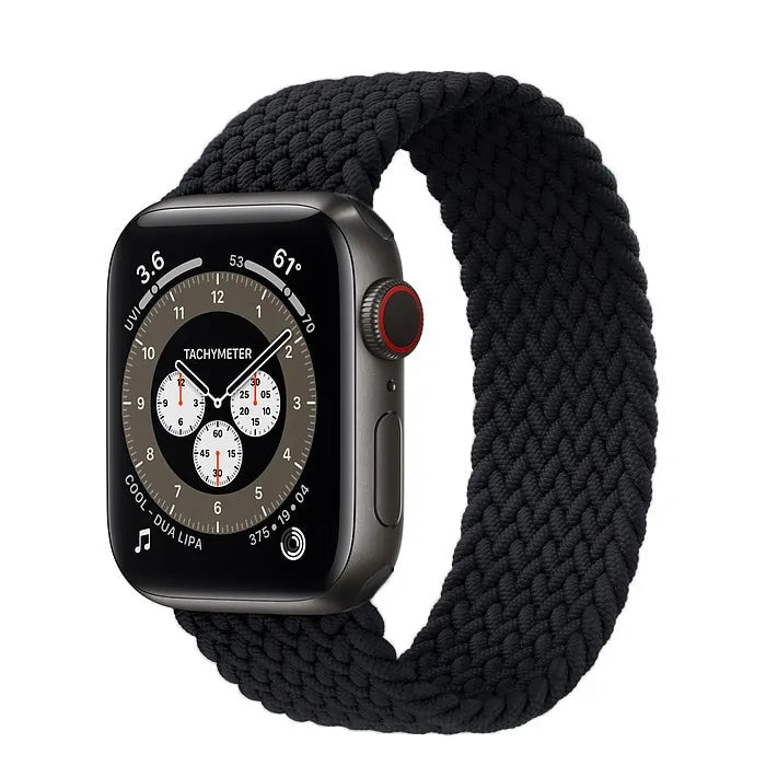 Braided Solo Loop Nylon Band for Apple Watch Series 3-6 & SE