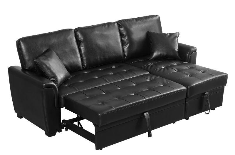 PU Leather Tufted Sofa