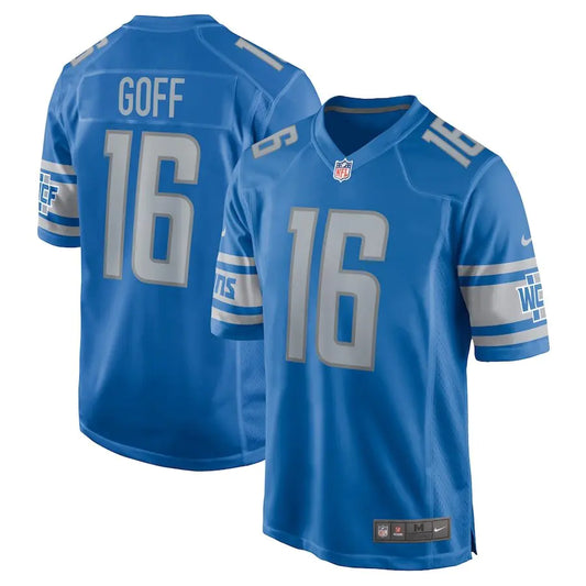 Detroit Lions Jared Goff Blue Jersey