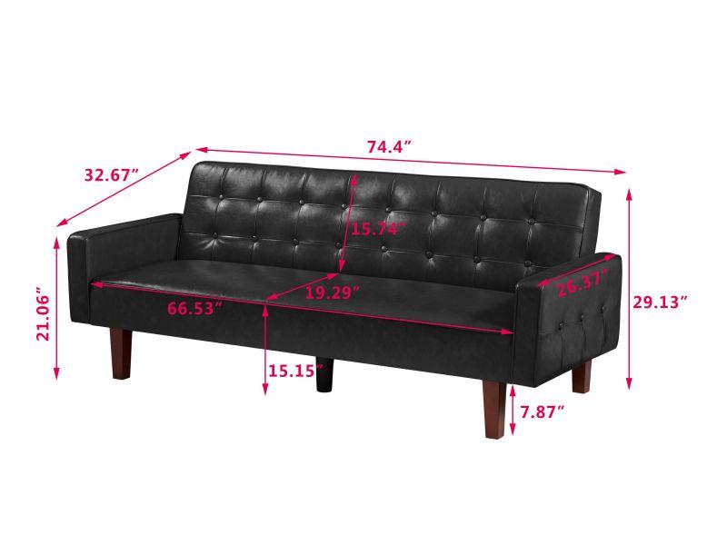 PU Leather Loveseat