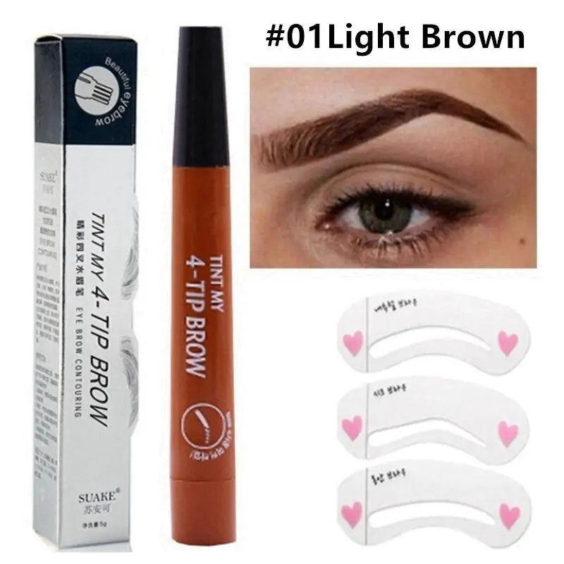 3D Waterproof Natural Eyebrow Pencil