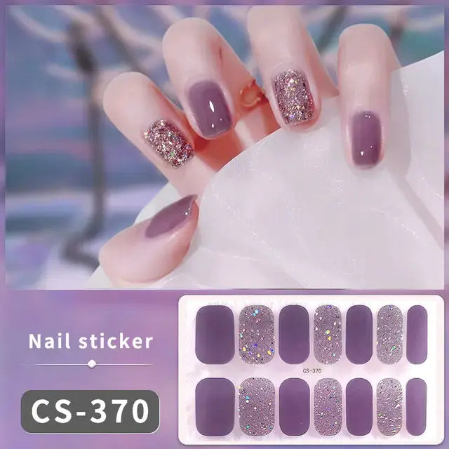 DIY Gel Nail Stickers