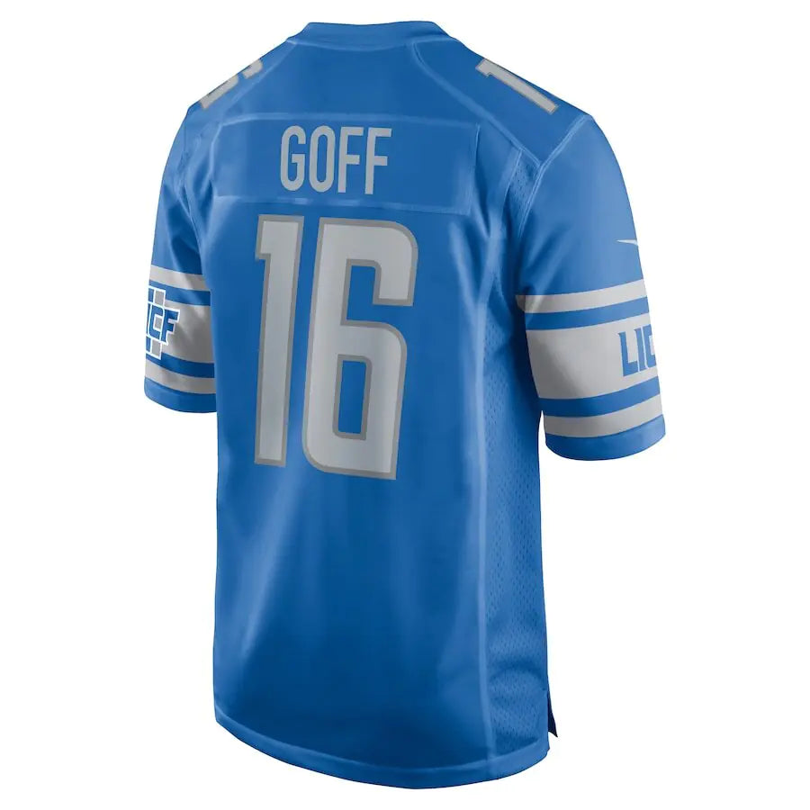 Detroit Lions Jared Goff Blue Jersey