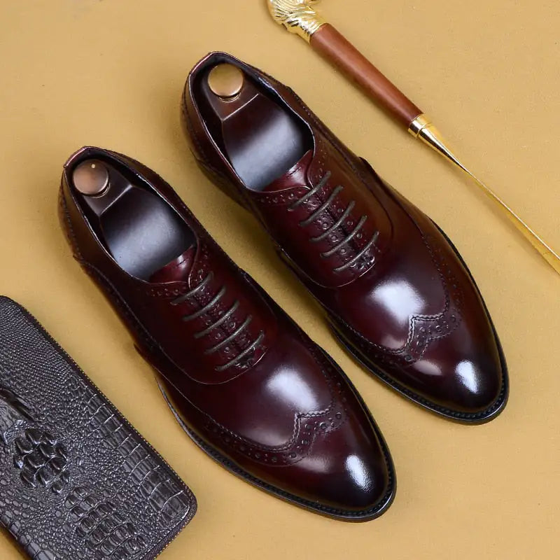 Genuine Leather Oxfords