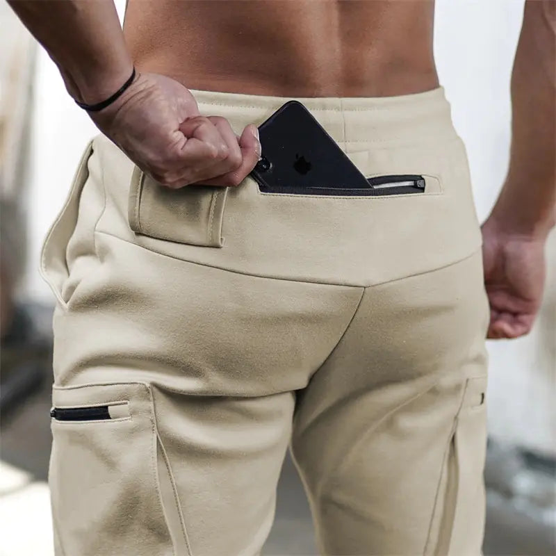 Multi-pocket Sports Pants