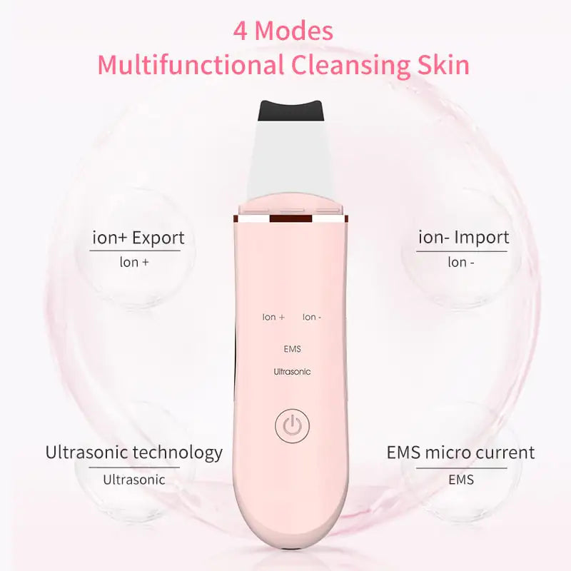 Ultrasonic Skin Scrubber Facial Cleaner