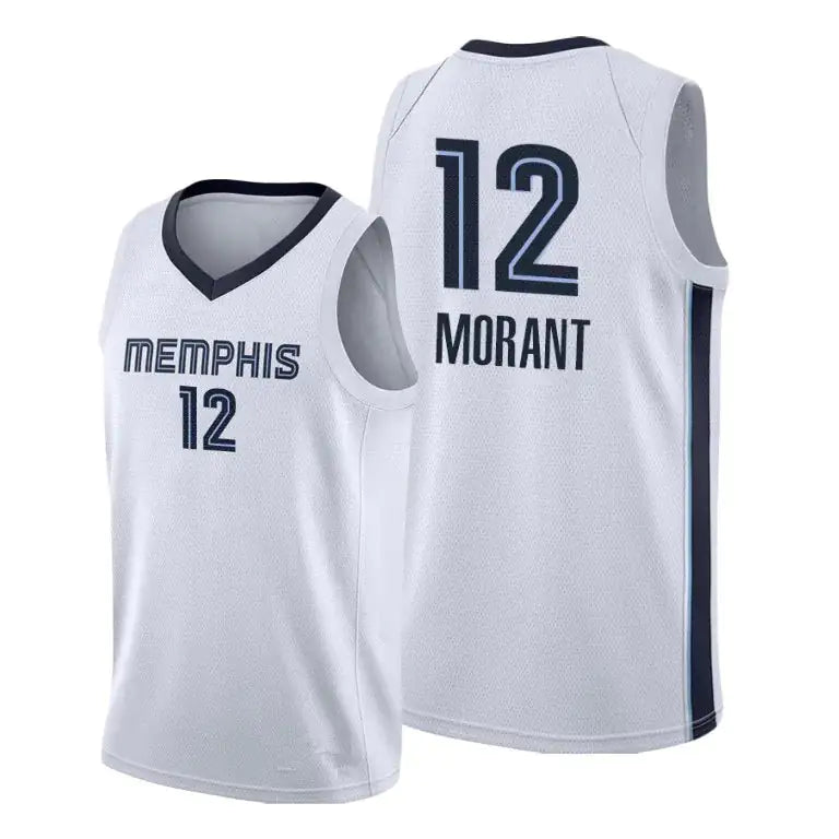 Memphis Grizzlies Ja Morant White Jersey