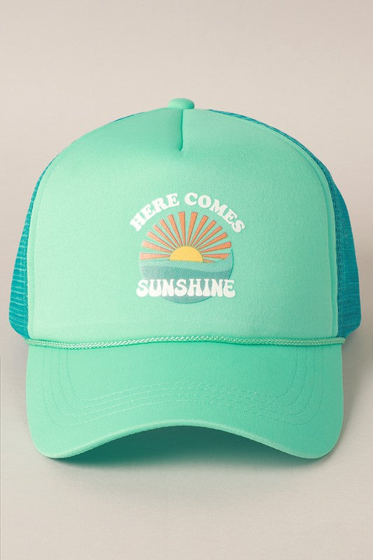 Sunshine Design Foam Trucker Hat