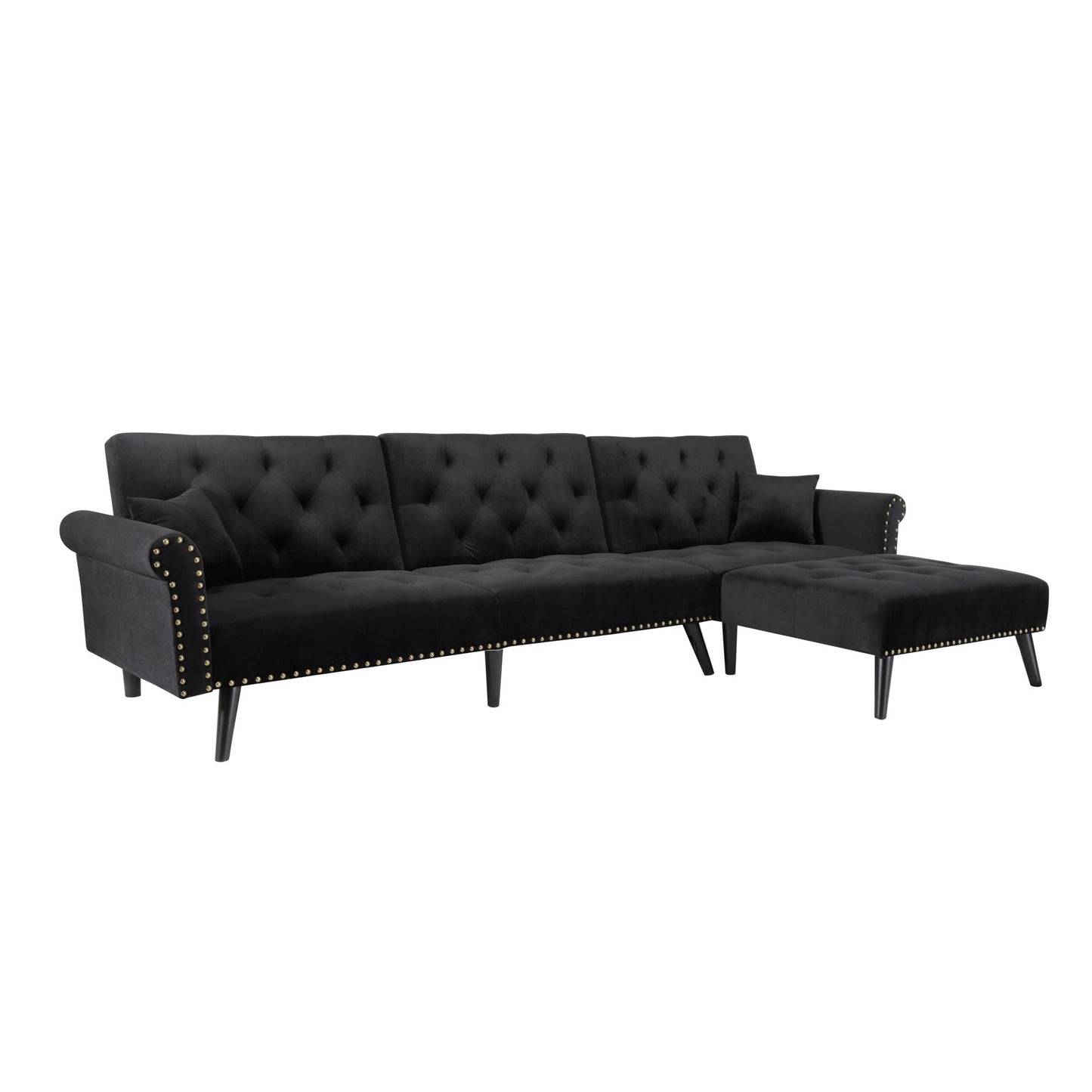 Convertible Sofa Bed Sleeper  Velvet