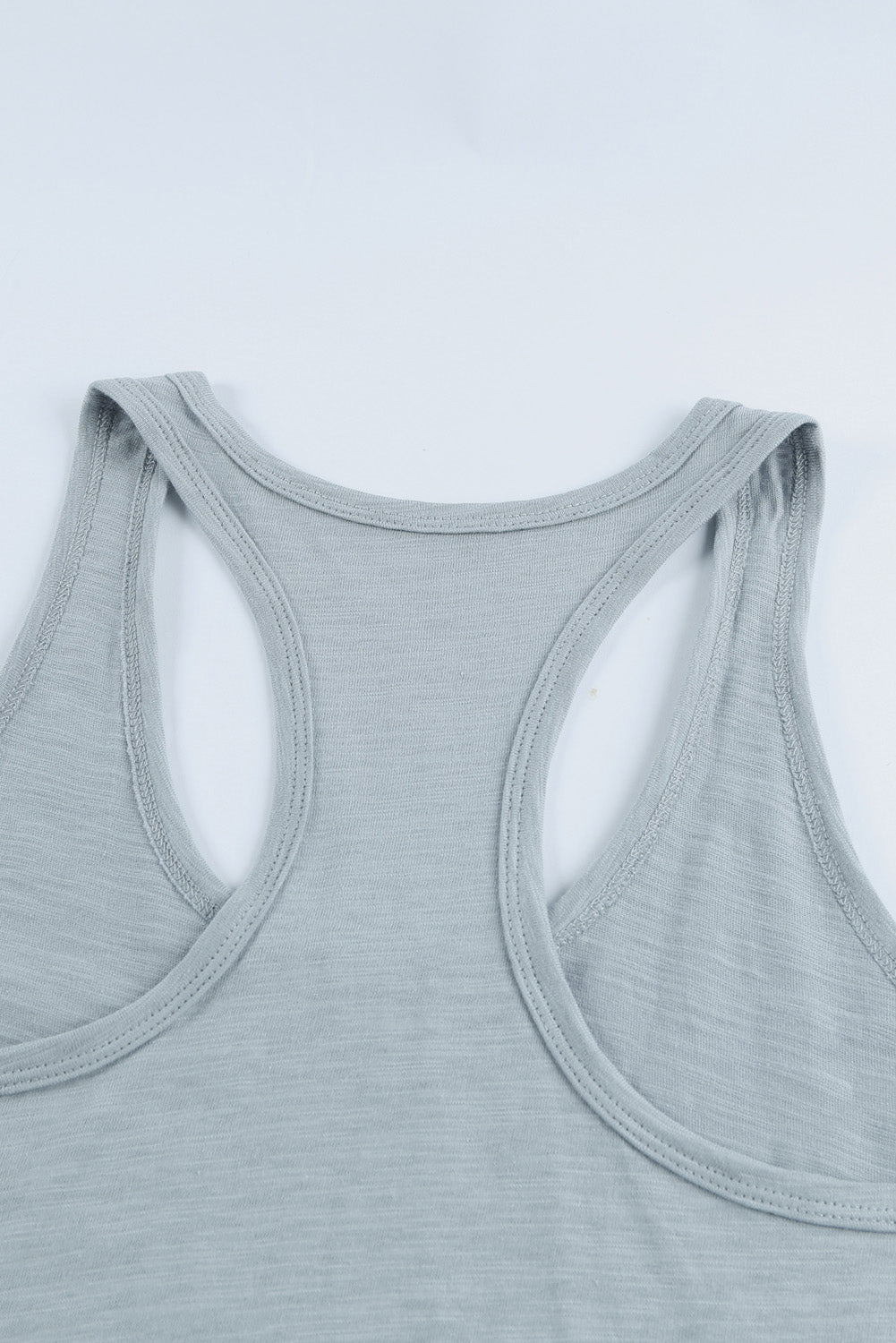 Scoop Neck Basic Solid Tank Top *