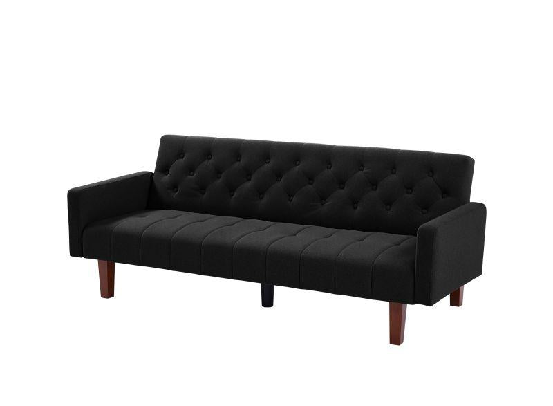 Factory Tufted Back Sofa Mid-Century Convertible Sofa Bed for Living Room