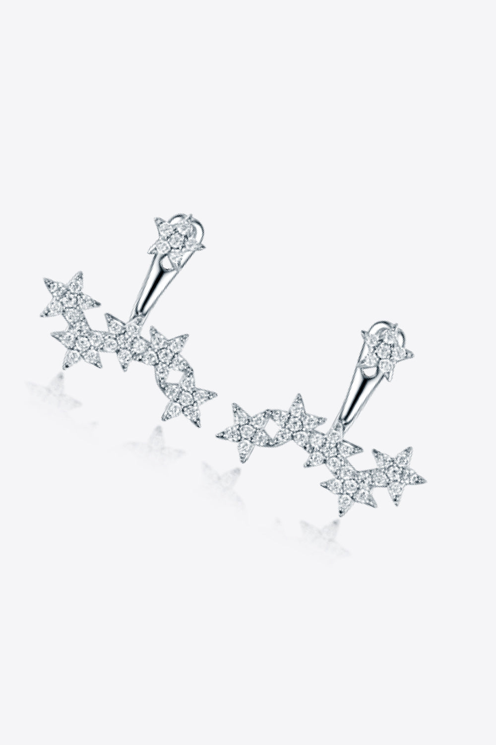 Zircon Star 925 Sterling Silver Single Earring