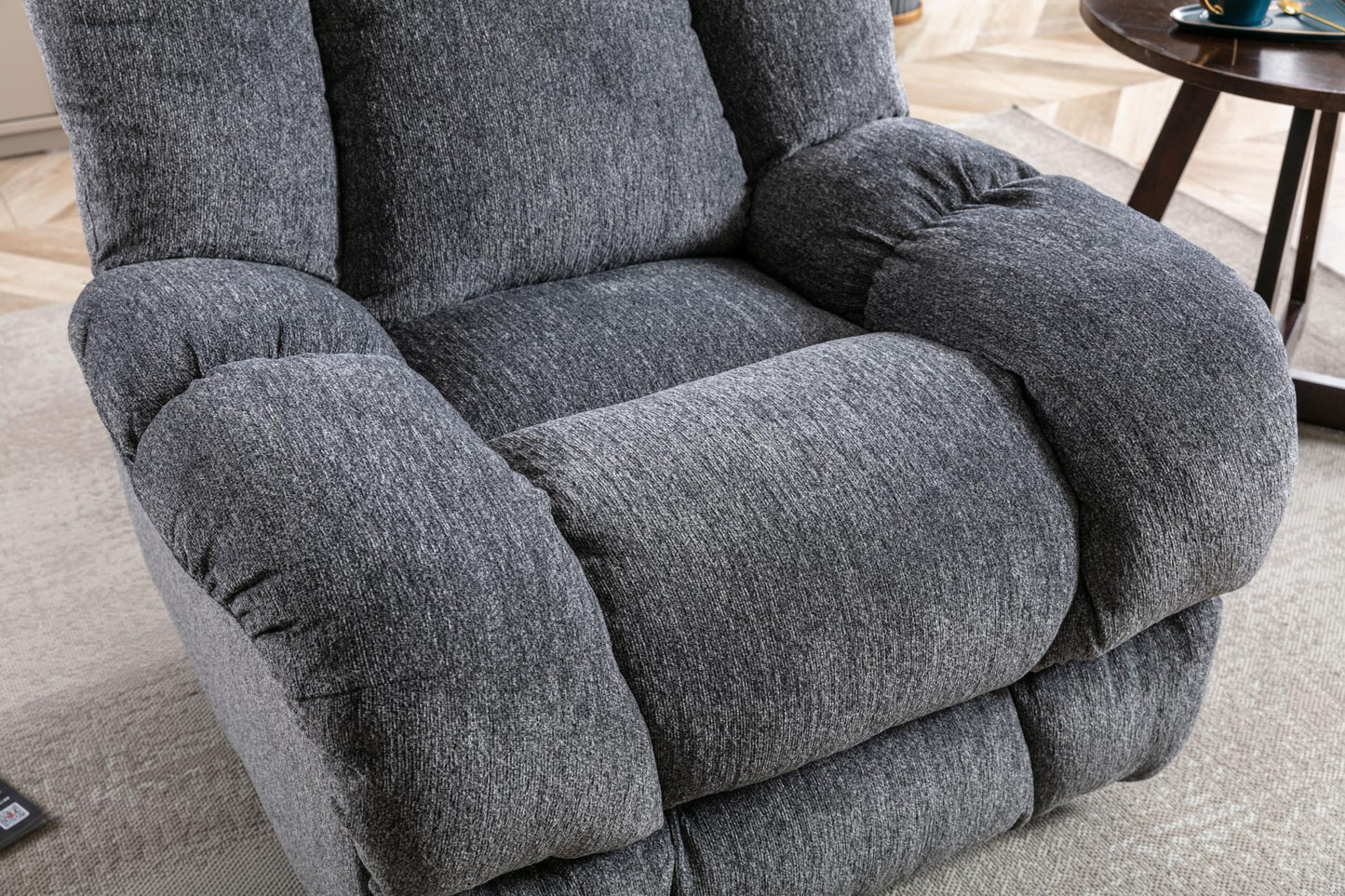 Electric sofa recliner with USB charging port