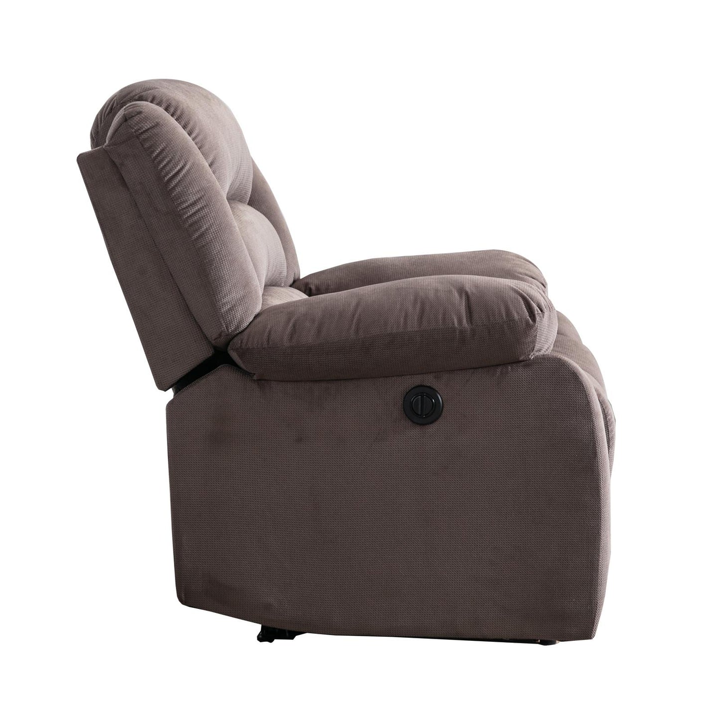 Classic Electric Recliner with Soft Cushion and Back, Armchair