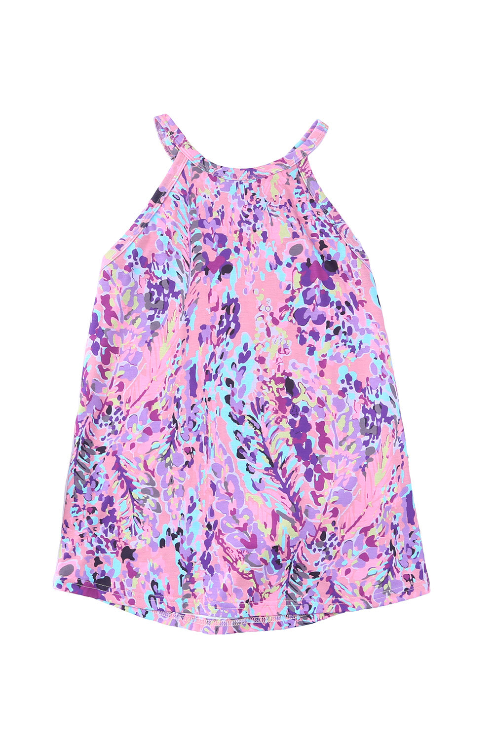 Multicolor Abstract Print Boho Camisole