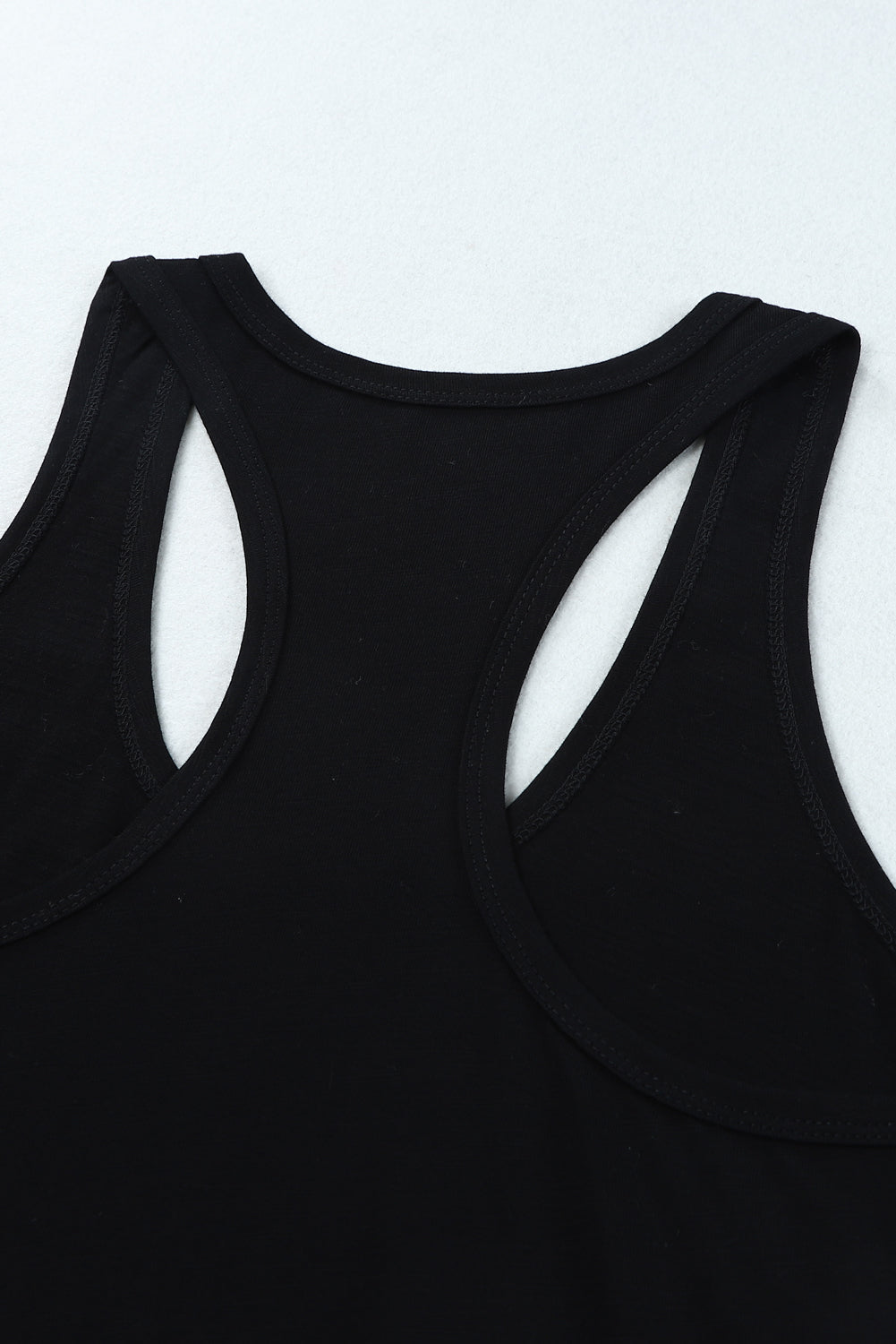 Basic Scoop Neck Solid Tank Top *