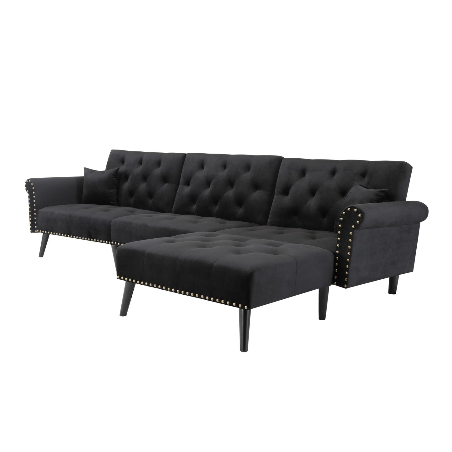 Convertible Sofa Bed Sleeper  Velvet