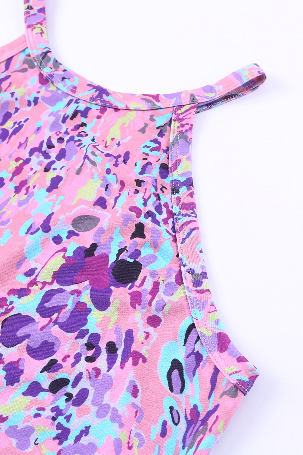 Multicolor Abstract Print Boho Camisole