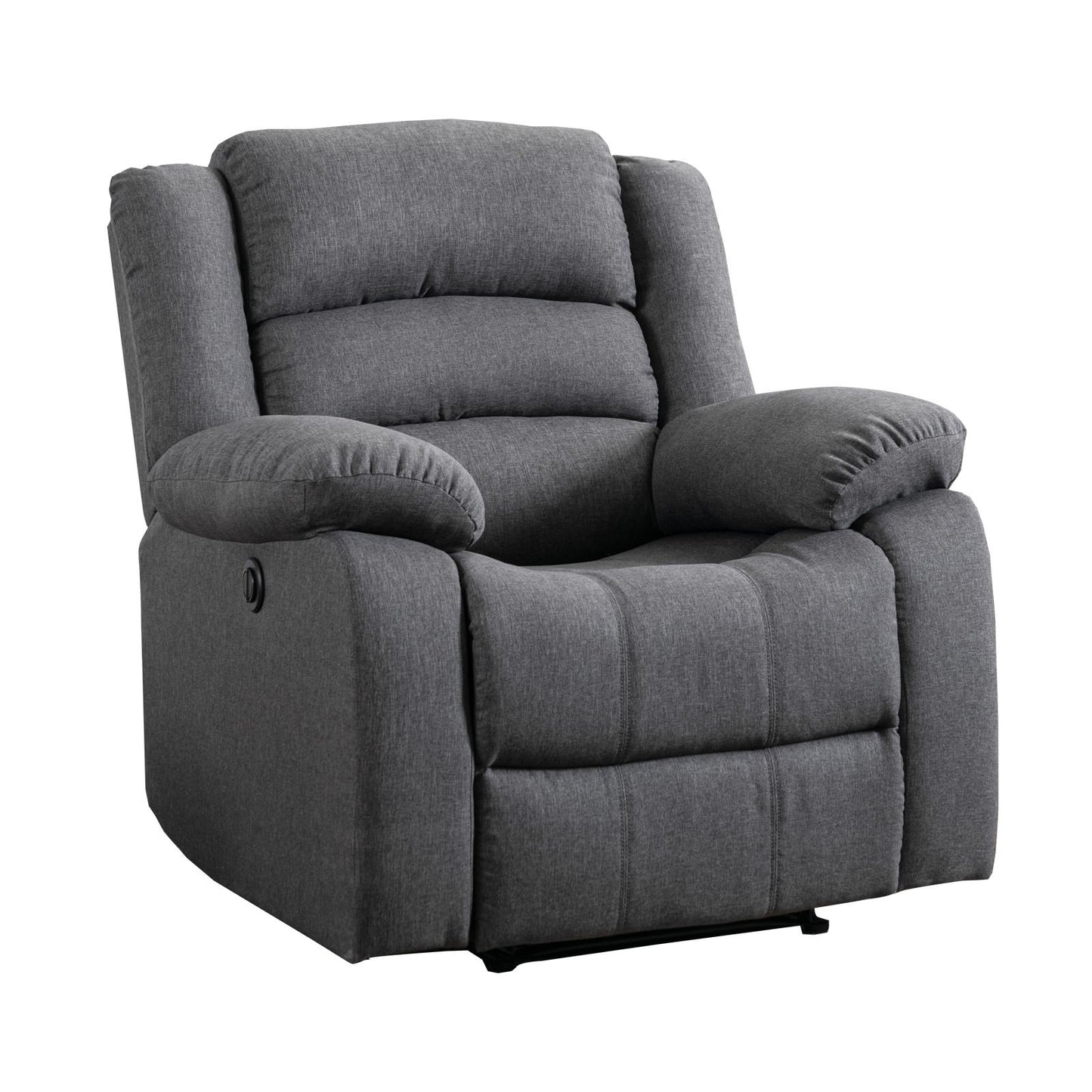 Classic Electric Recliner with Soft Cushion and Back, Armchair