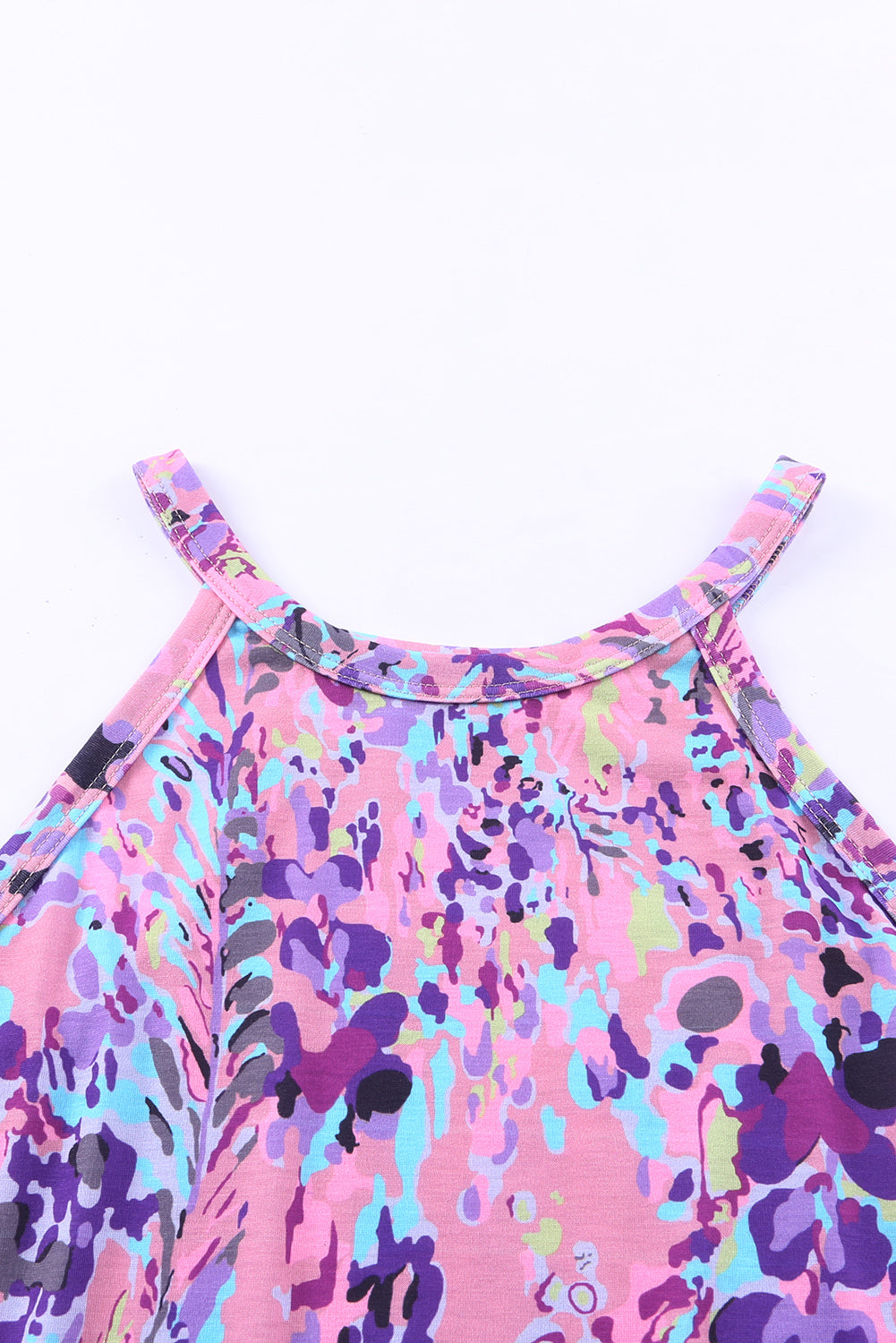 Multicolor Abstract Print Boho Camisole